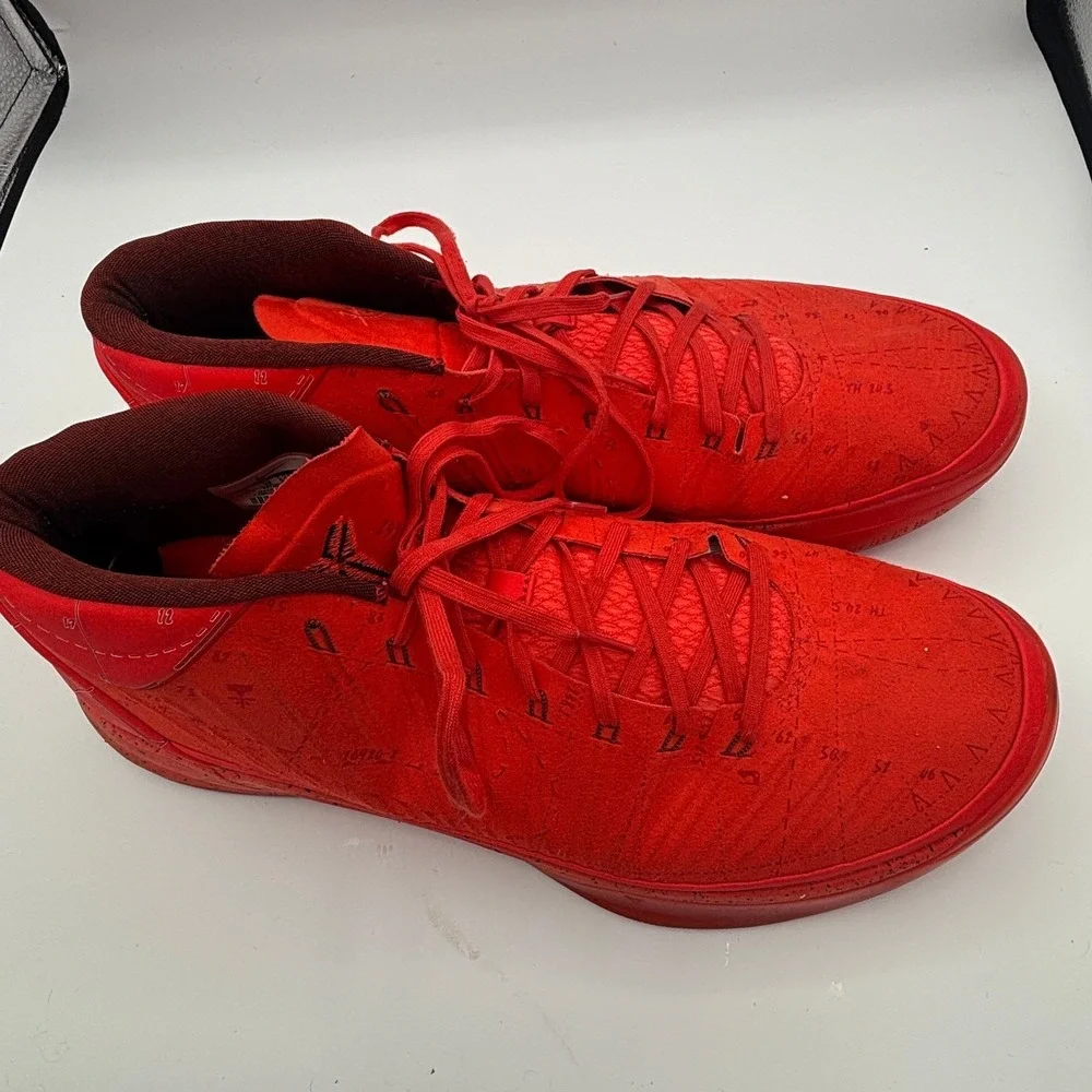 Nike Kobe AD Passion Habanero Sz 16 Red Basketball Shoes Sneakers 852425 RARE
